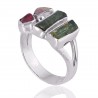 Natural Tourmaline Gemstone Sterling Silver Ring | Jewels Artisan