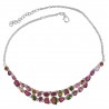 Natural Tourmaline Gemstone Sterling Silver Necklaces | Jewels Artisan