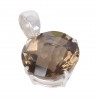 Natural Smoky Quartz Gemstone Sterling Silver Pendant | Jewels Artisan