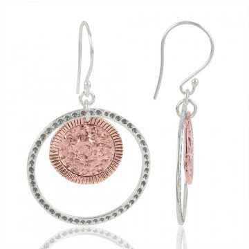 Two Tone Fashion Earring Jewelry| Jewels Artisan