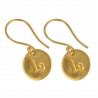 L Alphabate Brass Fashion Earring | Jewels Artisan