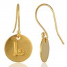 L Alphabate Brass Fashion Earring | Jewels Artisan