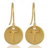 T Alphabate Brass Fashion Earring | Jewels Artisan