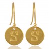 S Alphabate Brass Fashion Earring | Jewels Artisan