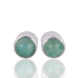 Natural Amazonite Gemstone 925 Sterling Silver Earring| Jewels Artisan