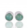 Natural Amazonite Gemstone 925 Sterling Silver Earring| Jewels Artisan