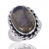 Natural Labradorite Gemstone 925 Sterling Silver Ring| Jewels Artisan