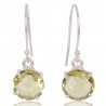Natural Citrine Gemstone 925 Sterling Silver Earring| Jewels Artisan