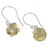 Natural Citrine Gemstone 925 Sterling Silver Earring| Jewels Artisan