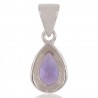 Natural Amethyst Gemstone 925 Sterling Silver Pendant| Jewels Artisan