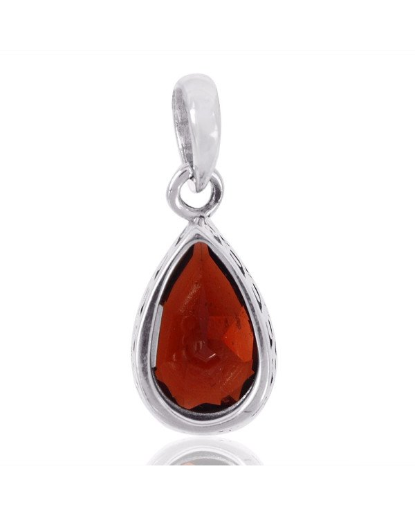 Natural Garnet Gemstone 925 Sterling Silver Locket Pendant| Jewels Artisan