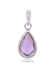Natural Amethsyt Gemstone 925 Sterling Silver Locket Pendant| Jewels Artisan