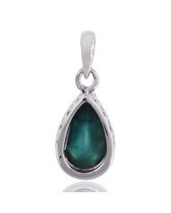 Natural Tibetan Turquoise Gemstone 925 Sterling Silver Locket Pendant| Jewels Artisan