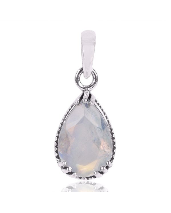 Natural Rainbow Moonstone Gemstone 925 Sterling Silver Locket Pendant| Jewels Artisan