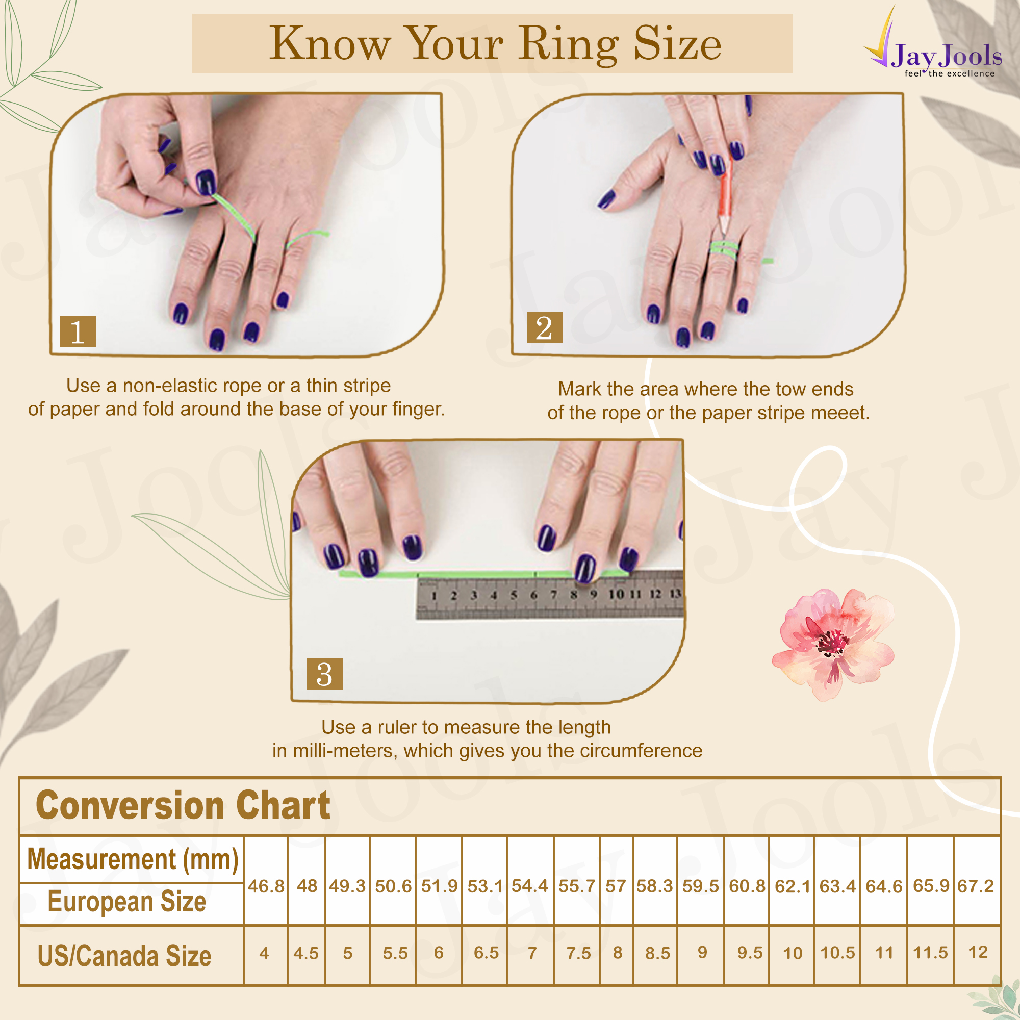 How to measure ring size